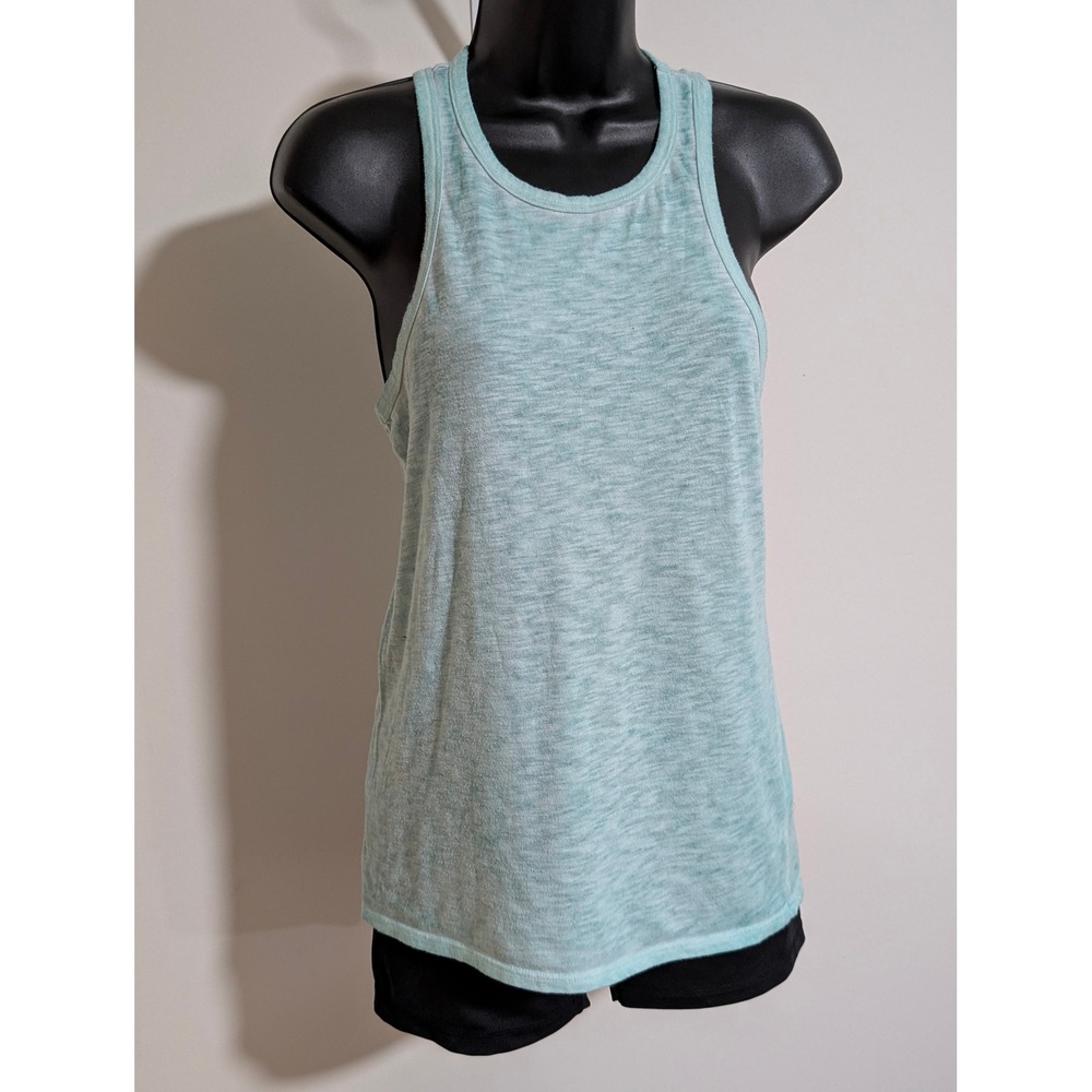 SO Perfect Active Tank Top Womens Racerback Athletic Sleeveless Blue Small